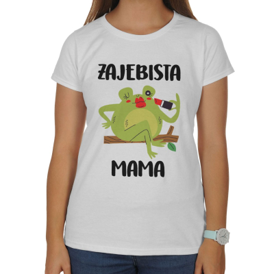 Koszulka damska Na Dzień Matki Zajebista Mama 2